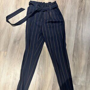 Twik Navy Pin-Striped Trousers